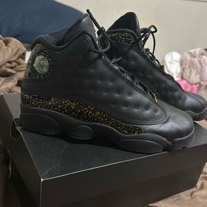 Jordan “Gold Glitter” 13s (grade school (7))